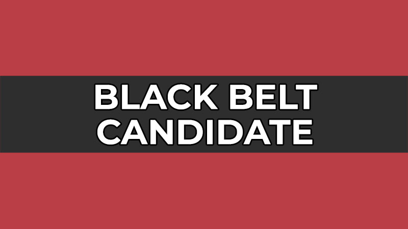 Black Belt Candidate